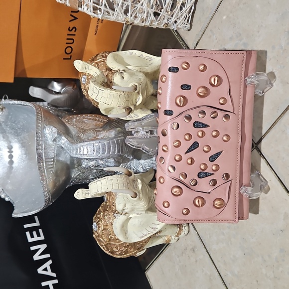 Patricia Nash Terresa Trifold Leather Studded Wallet EUC - Picture 8 of 8